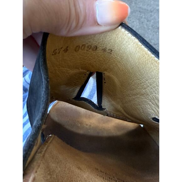 Think! Black leather Kirk sole sandal womens 10.5 - Picture 9 of 9